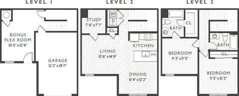 Two Bedroom Floorplan